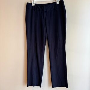 Worthington Navy Pinstripe Straight Leg Pants/Trousers - Size 10